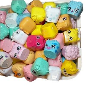 Shopkins Lot 30 Petkins Pods Storage Containers Eggs Cases Various Colors Bundle